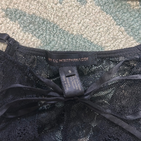 Kiki De Montparnasse Black Lace Halter Bralette - Picture 4 of 6